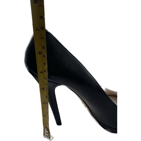 Prada Black Peep-Toe Heels - Picture 11 of 11